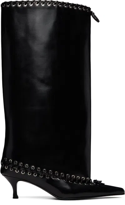 August Barron Black Level Tall Boots
