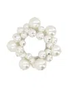 August Barron Faux-pearl Bracelet In White