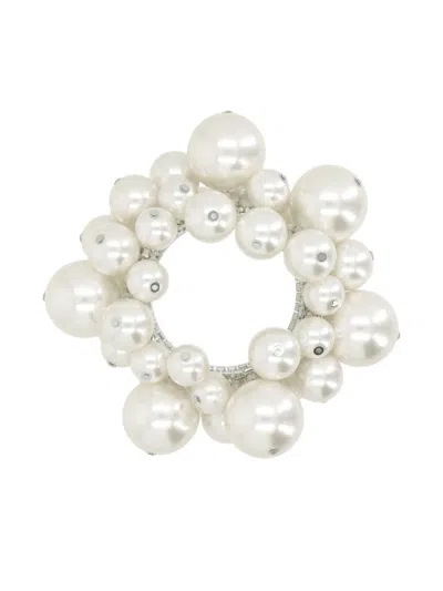 August Barron Faux-pearl Bracelet In White