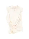 August Barron Floral-print Top In Pink