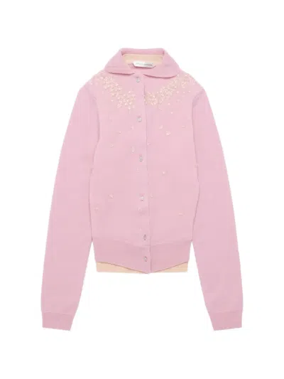 August Barron Sequin-embellished Layered Cardigan In Multi