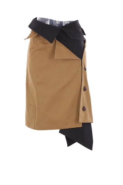 August Barron Skirts In Neutral