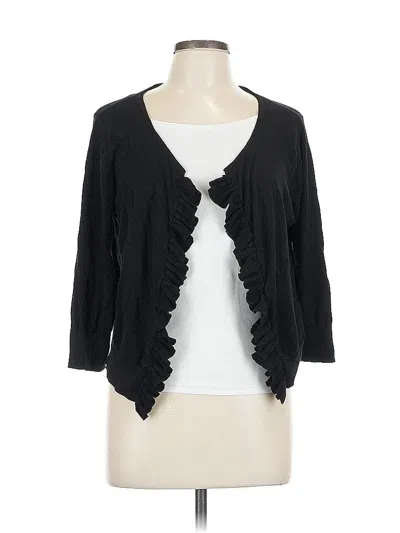 Pre-owned August Cardigan Sweater In Black