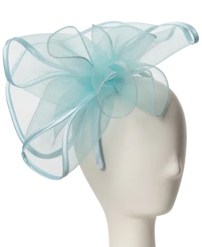 August Hats Crinoline Rosette Fascinator Hat In Green