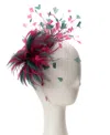 August Hats Multi-feather Fascinator Hat In Multi