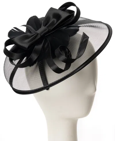 August Hats Net Fascinator Hat In Black