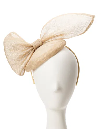 August Hats Sinamay Straw Fascinator Hat In Brown