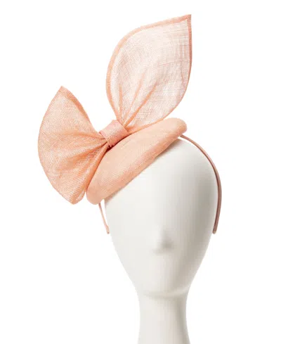August Hats Sinamay Straw Fascinator Hat In Pink