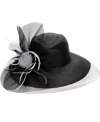 August Hats Spectator Romantic Profile Hat In Multi