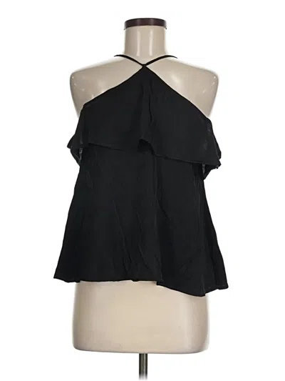 Pre-owned August Mist Sleeveless Blouse In Black