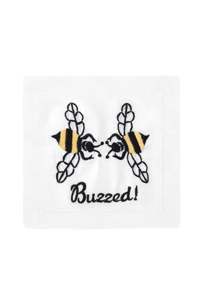 August Morgan Cotton Cocktail Napkins In Buzzed