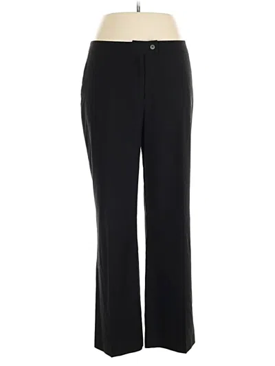 Pre-owned August Silk Dress Pants In Black