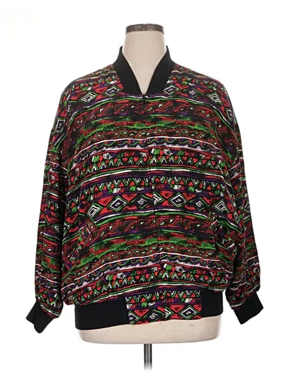 Pre-owned August Silk Fleece Jacket In Black