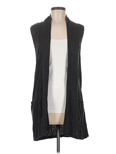 Pre-owned August Silk Kimono In Black