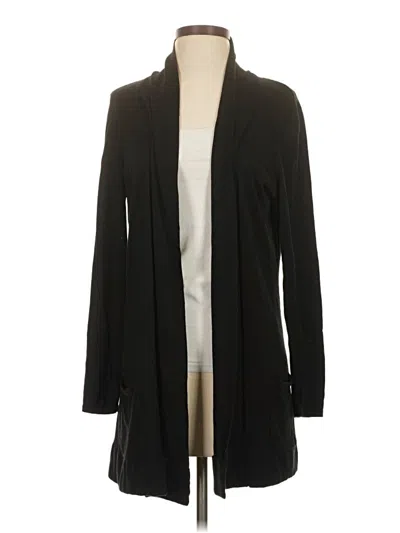 Pre-owned August Silk Kimono In Black