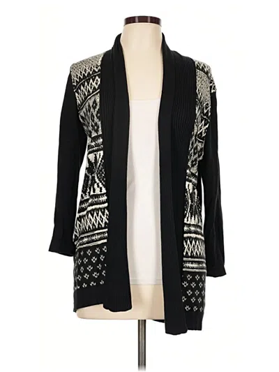 Pre-owned August Silk Kimono In Black