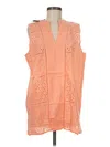 August Silk Kimono In Orange