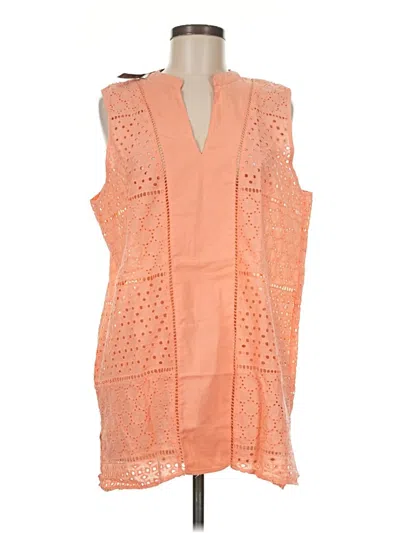 August Silk Kimono In Orange