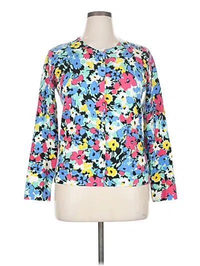 Pre-owned August Silk Sweatshirt In Blue