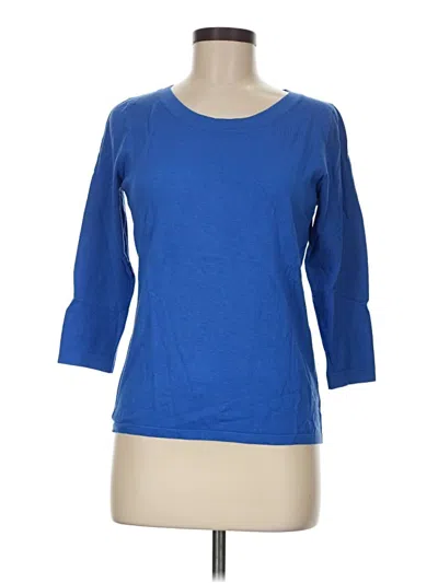 Pre-owned August Silk Sweatshirt In Blue