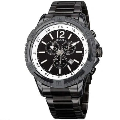 August Steiner Chronograph Quartz Black Dial Men's Watch As8229bk