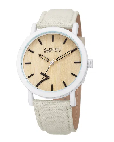 August Steiner Men's Canvas Watch
