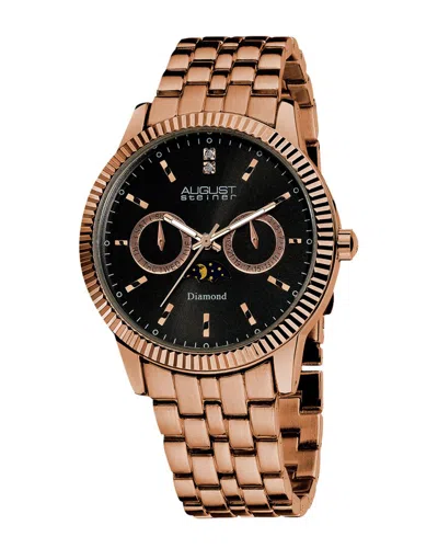 AUGUST STEINER AUGUST STEINER MEN'S CASUAL DIAMOND WATCH
