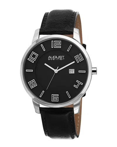August Steiner Men's Endeavor Watch In Orange