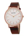 August Steiner Men's Leather Watch