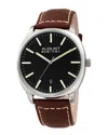 August Steiner Men's Leather Watch