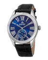 August Steiner Men's Leather Watch