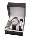 August Steiner Men's Leather Watch