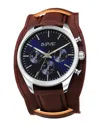 August Steiner Men's Leather Watch