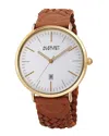 August Steiner Men's Leather Watch