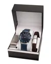 August Steiner Men's Leather Watch