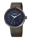 August Steiner Men's Stainless Steel Mesh Watch