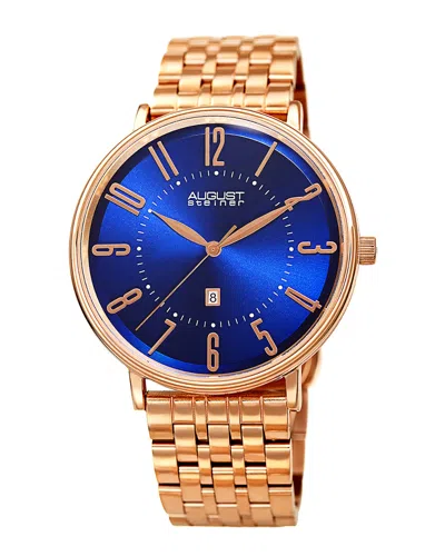 AUGUST STEINER AUGUST STEINER MEN'S STAINLESS STEEL WATCH