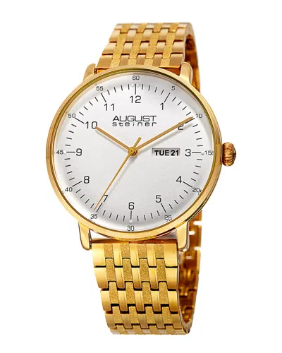 August Steiner Men's Stainless Steel Watch