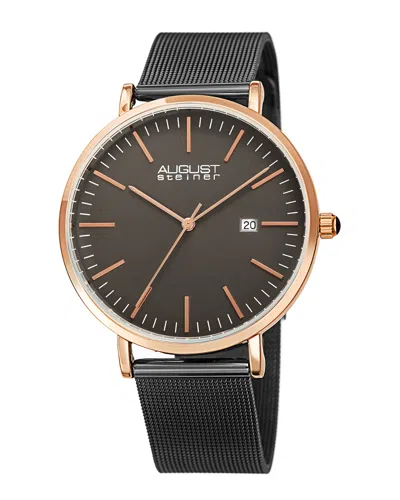 AUGUST STEINER AUGUST STEINER MEN'S STAINLESS STEEL WATCH