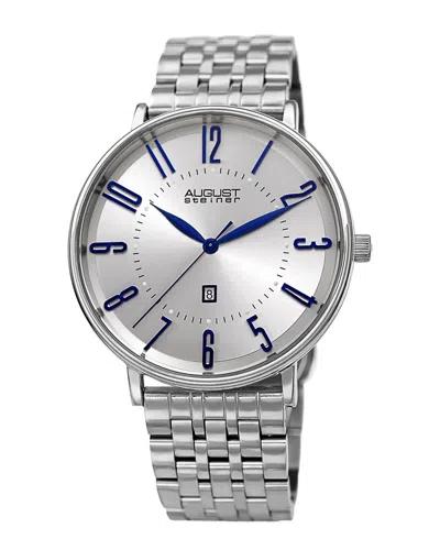 August Steiner Men's Stainless Steel Watch