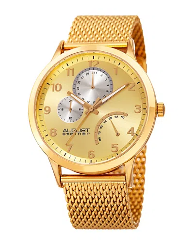 August Steiner Men's Stainless Steel Watch