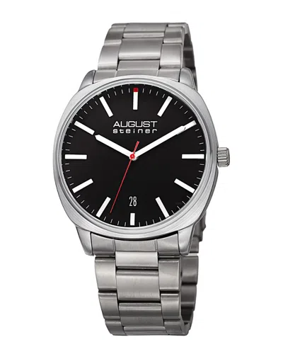 August Steiner Men's Stainless Steel Watch In Metallic