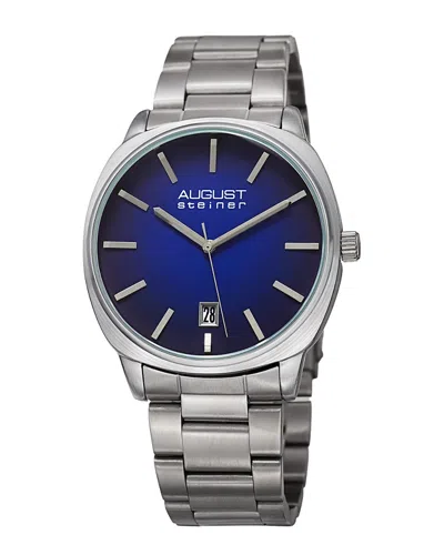 August Steiner Men's Stainless Steel Watch In Metallic