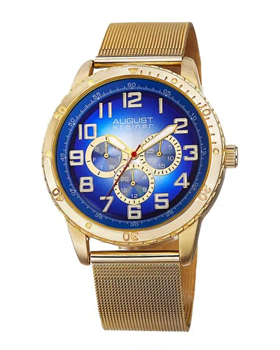 August Steiner Men's Urbane Watch In Neutral