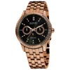August Steiner Men's Casual Diamond Watch In Gold