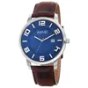 August Steiner Men's Watch As8108bu In Brown