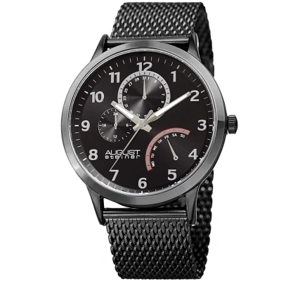August Steiner Quartz Black Dial Men's Watch As8230bk