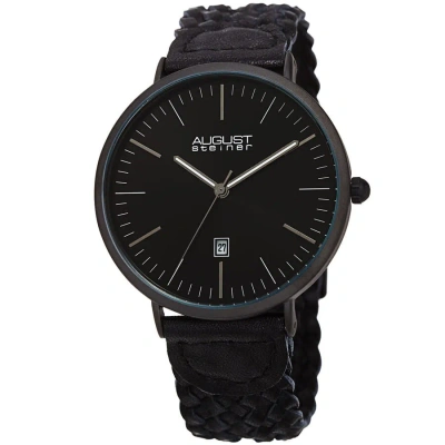 August Steiner Quartz Black Dial Men's Watch As8293bk