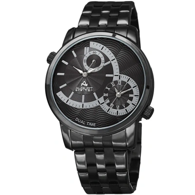 August Steiner Quartz Grey Dial Black-plated Men's Watch As8210bk