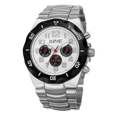 August Steiner Quartz Silver Dial Men's Watch As8161ss In Metallic